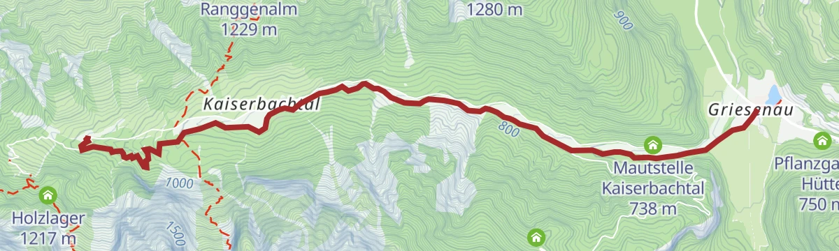 Kaiserbachtal - Griesner Alm
